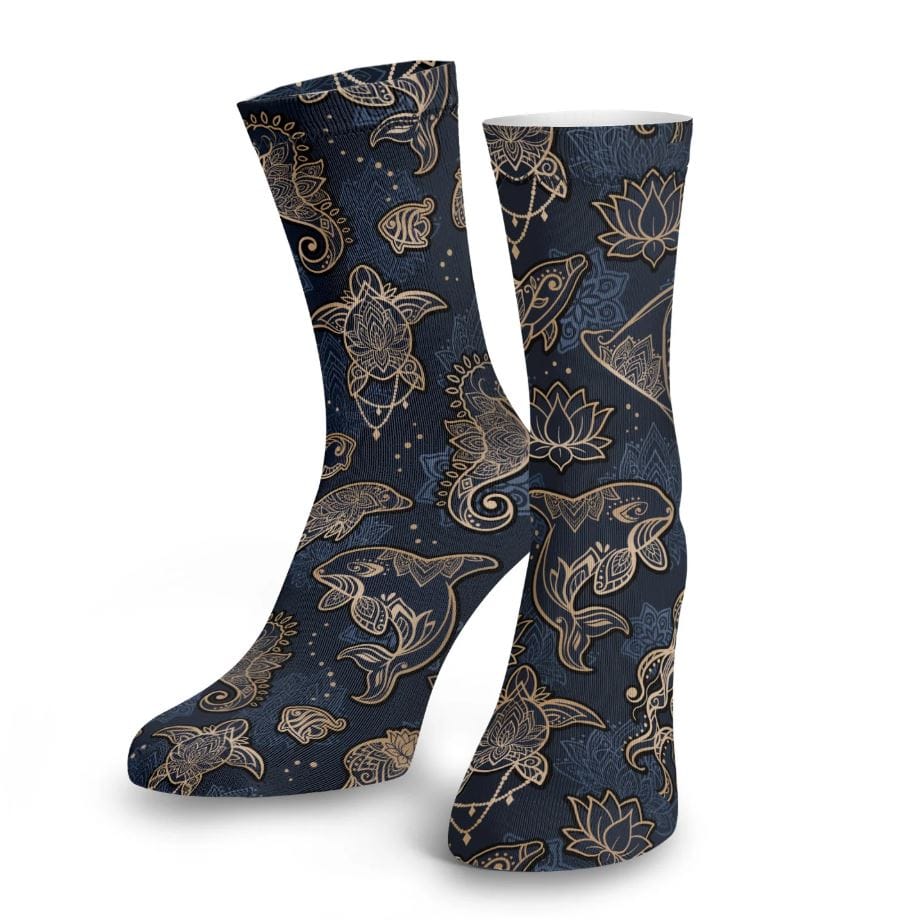 Spacefish Army - Ocean Mandala Dive Socks