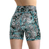 Spacefish Army - Electric Blue Octofloral Shorts