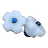 Helium Dive - Titanium STA Fastener Set White