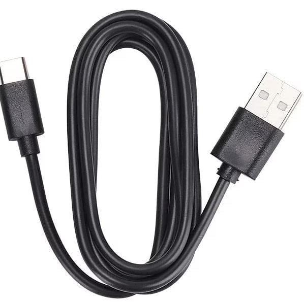 Black USB-C charging cable