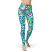 Spacefish Army - Neon Fish Frenzy Contour Leggings