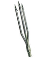 TRIDENT - 6mm Large Stainless 3 Prong Tip